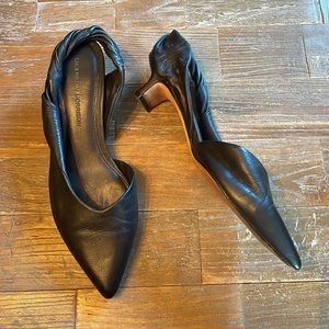 Sigerson Morrison Melina Leather Kitten Heels🖤